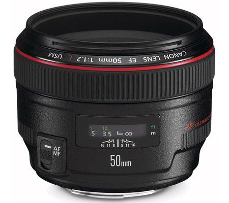Canon EF 50 mm f : 1.2 L USM